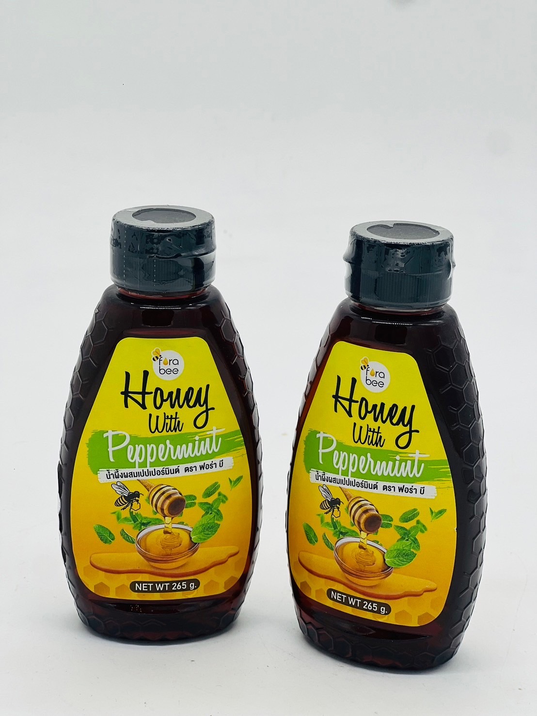 Fora Bee น้ำผึ้งผสมเปปเปอร์มิ้นต์  265g